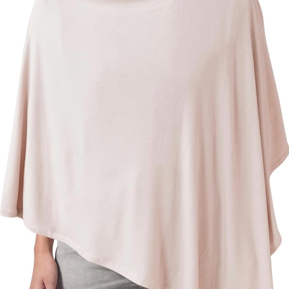 Beige Knit Nursing Cover – One Size